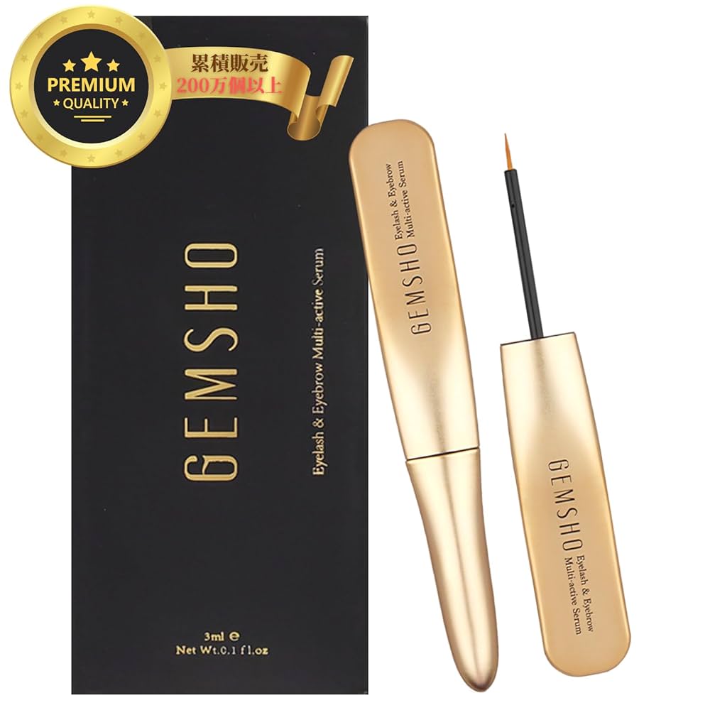 Amazon.co.jp: GEMSHO まつ毛美容液 3mL 正規品 まつげ 眉毛
